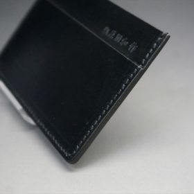 セドウィック社製ブライドルレザーのブラック色のカードケース-1-2