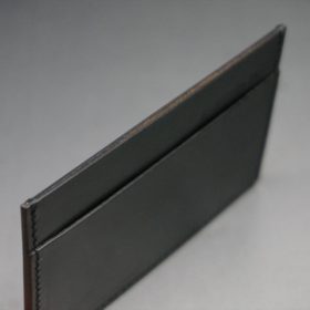 セドウィック社製ブライドルレザーのブラック色のカードケース-1-6