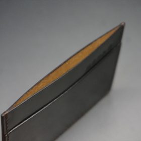 セドウィック社製ブライドルレザーのチョコ色のカードケース-1-7