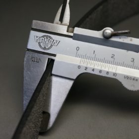 クレイトン社製ブライドルレザーのダークブラウン色のベルト(30mm/cs/mサイズ)-1-9
