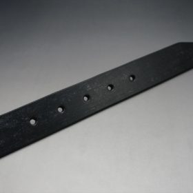 グレードレザー社製ブライドルレザーのブラック色のベルト(30mm/cs/mサイズ)-1-8