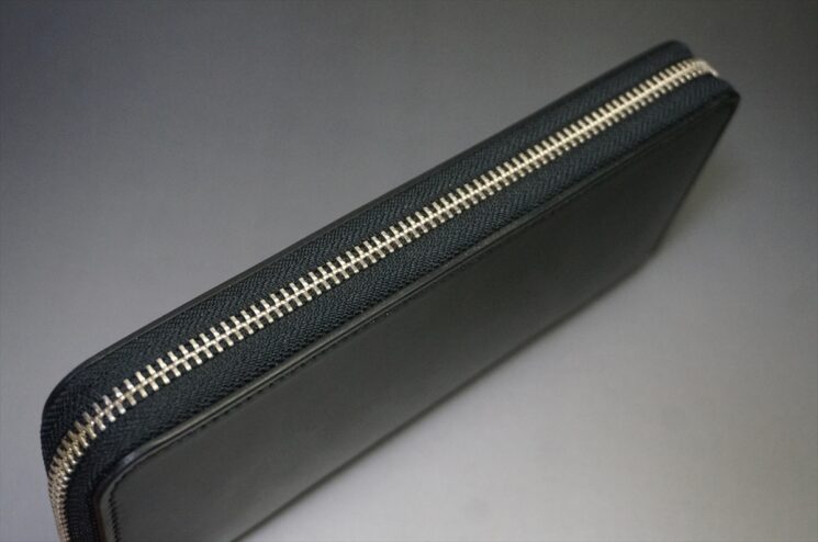 即決お買い得品!コードバン 長財布(お買い得品/ホーウィン社/ブラック色) - 画像 (9)