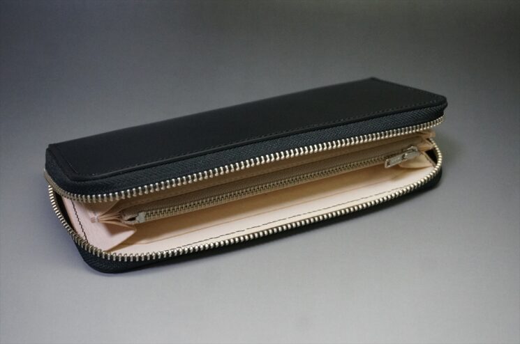 即決お買い得品!コードバン 長財布(お買い得品/ホーウィン社/ブラック色) - 画像 (12)