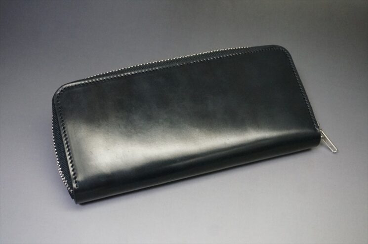 即決お買い得品!コードバン 長財布(お買い得品/ホーウィン社/ブラック色) - 画像 (13)