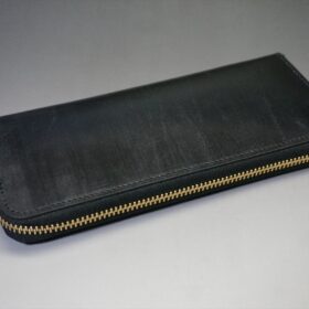 ブライドルレザー 長財布(セドウィック社/ブラック色/ファスナー：ゴールド色) - 画像 (5)