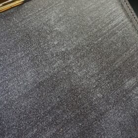 ブライドルレザー 床革バインダー(セドウィック社/チョコ色/金具:ゴールド色） - 画像 (5)