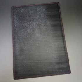ブライドルレザー 床革バインダー(セドウィック社/ブラック色/金具:シルバー色） - 画像 (7)