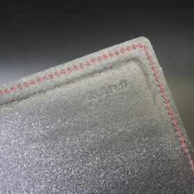 ブライドルレザー 床革バインダー(セドウィック社/ブラック色/金具:シルバー色） - 画像 (8)