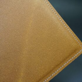 ブライドルレザー 床革バインダー(セドウィック社/ヘーゼル色/金具:ゴールド色） - 画像 (6)