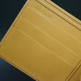 完売御礼！コードバン 二つ折り財布(ホーウィン社/バーボン色/小銭入れ付きタイプ) - 画像 (7)