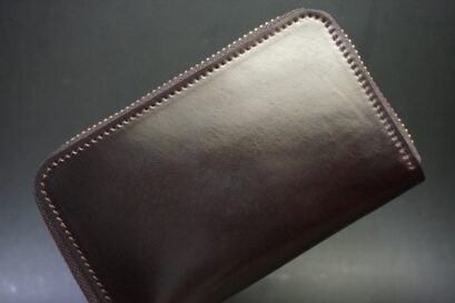 ホーウィンコードバン（#8色）のラウンドファスナー財布