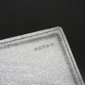 ブライドルレザー 床革バインダー(セドウィック社/ブラック色/金具:ゴールド色） - 画像 (8)