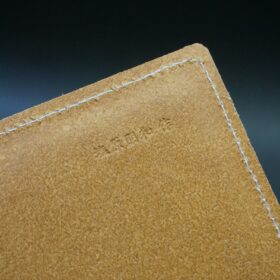 ブライドルレザー 床革バインダー(セドウィック社/ヘーゼル色/金具:シルバー色） - 画像 (8)