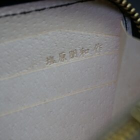 アメ豚 長財布（蝋引き加工/ブラック色） - 画像 (13)