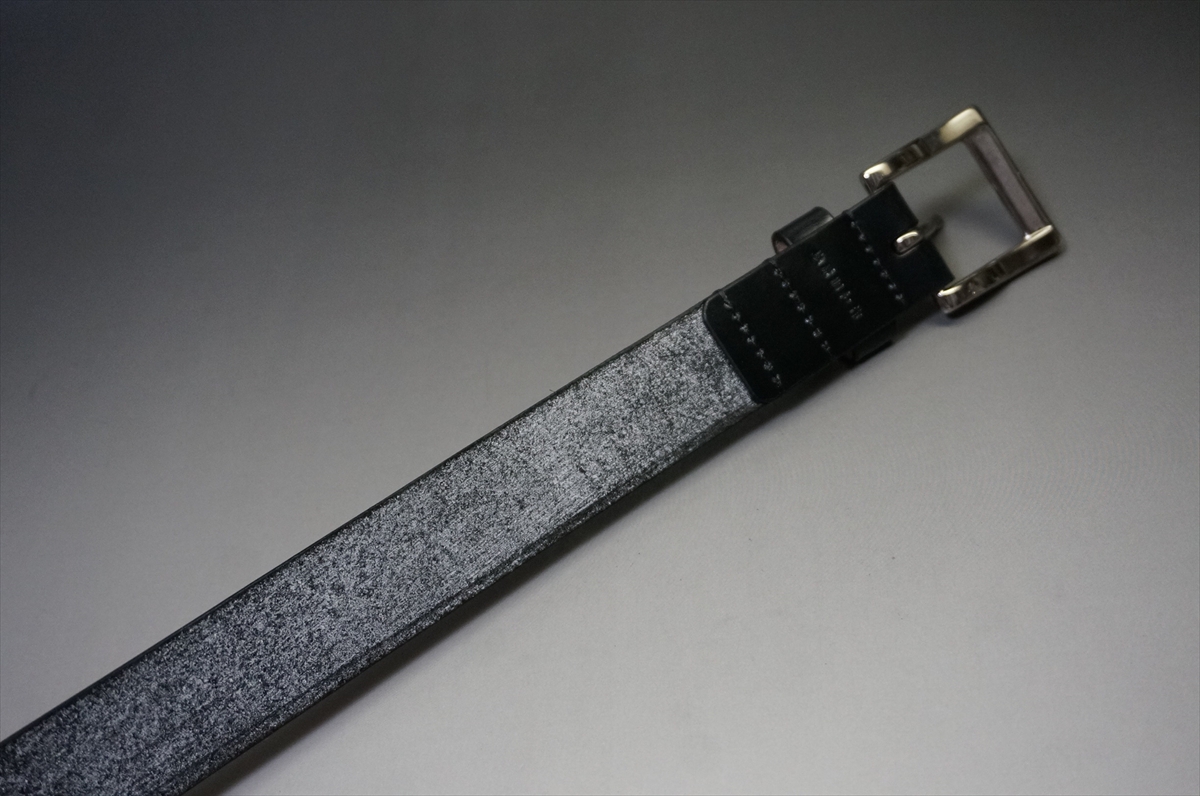 完売御礼!ブライドルレザー ベルト(セドウィック社/ブラック色/30mm幅) - 画像 (6)