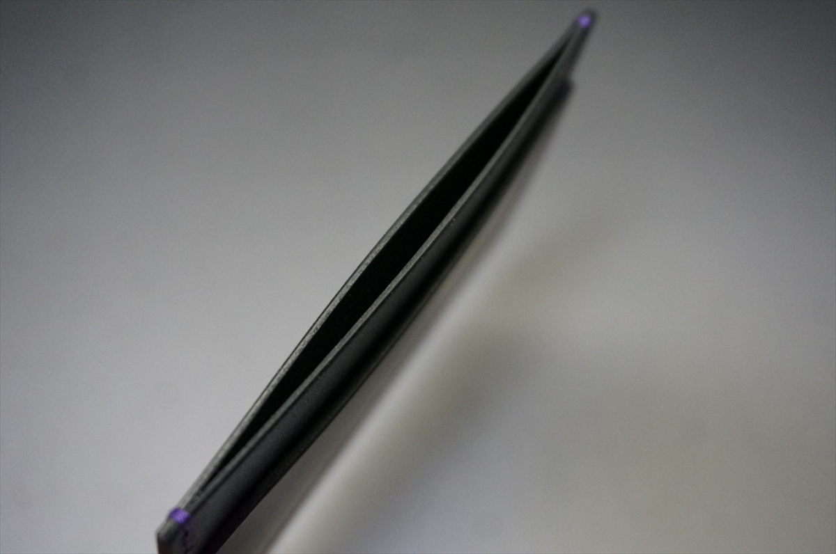 コードバン カードケース(ホーウィン社/ウルトラバイオレット色) - 画像 (7)