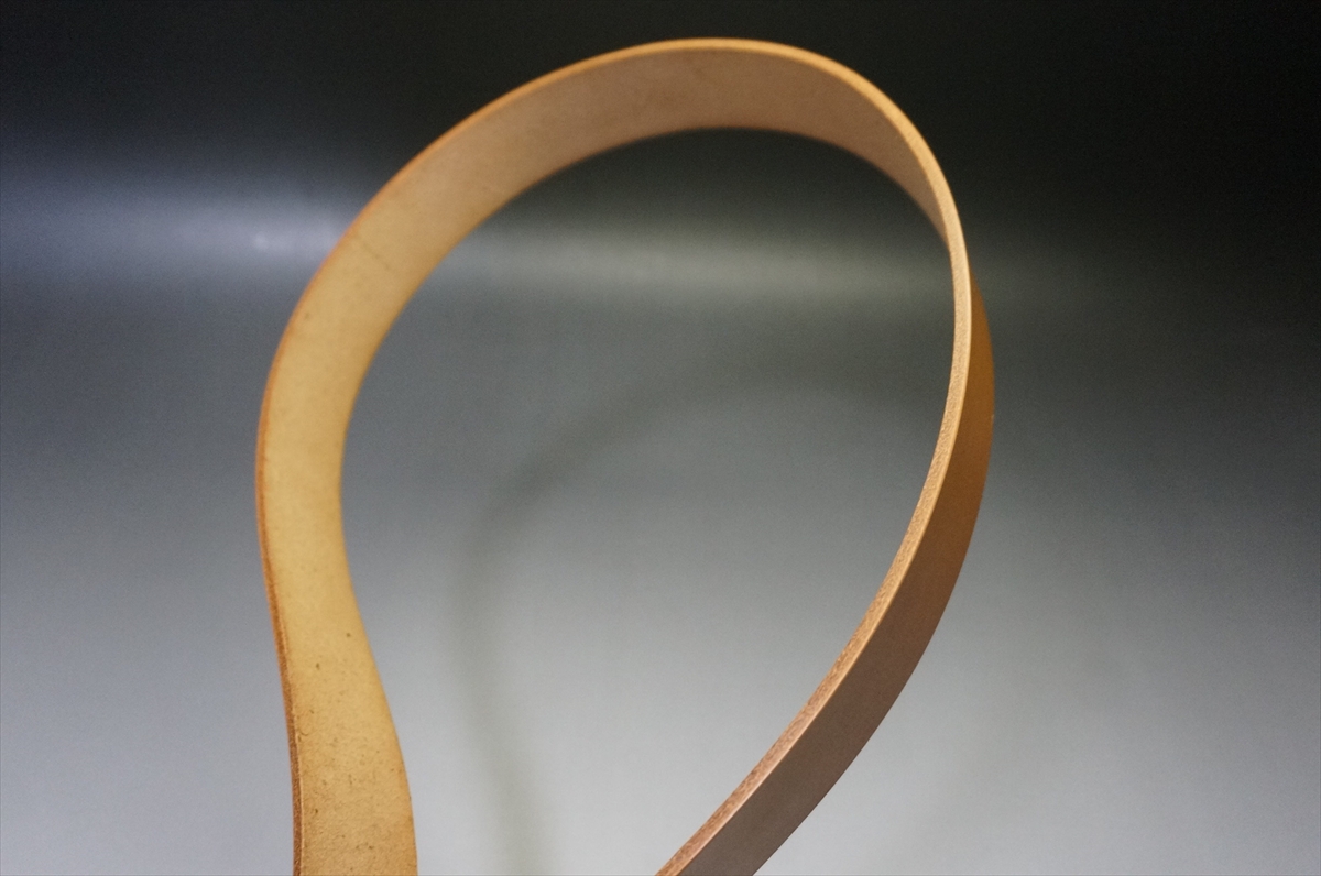 ブライドルレザー ベルト(セドウィック社/ロンドンタン色/35mm幅) - 画像 (9)