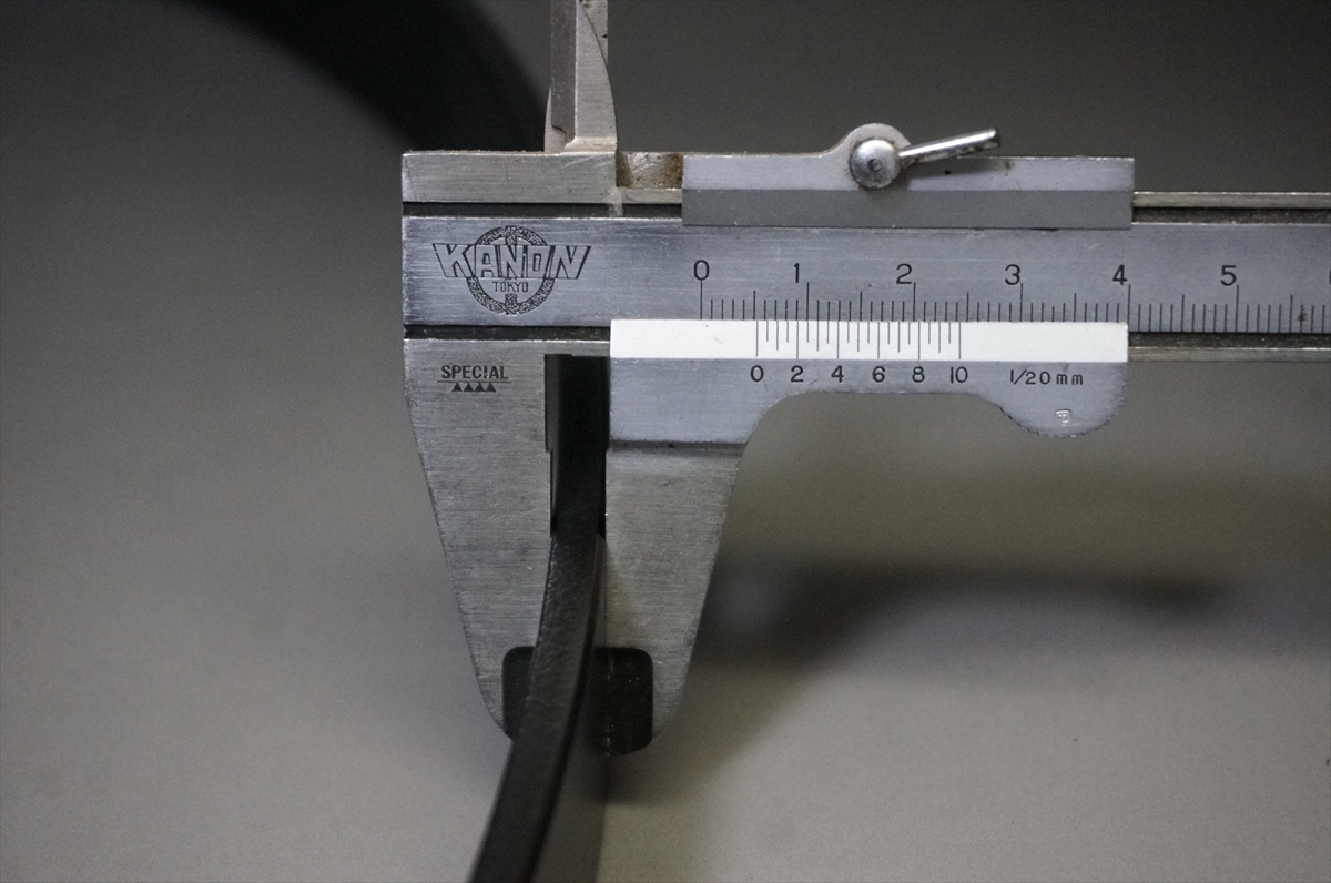 即納品!ブライドルレザー ベルト(特選品/J.ベイカー社/ブラック色/30mm幅) - 画像 (10)