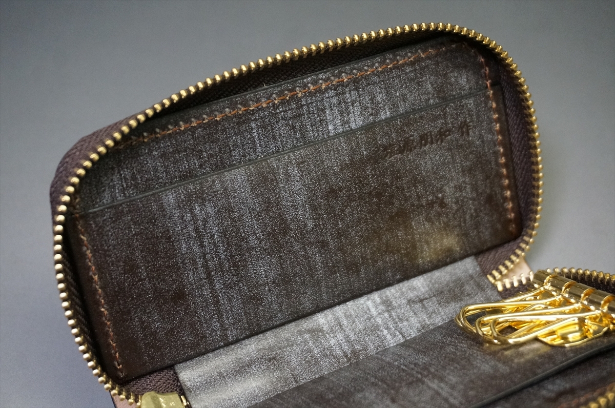 12月2日(火曜日)終了!コードバン キーケース(新喜皮革社/バーガンディ色/4連キー) - 画像 (8)