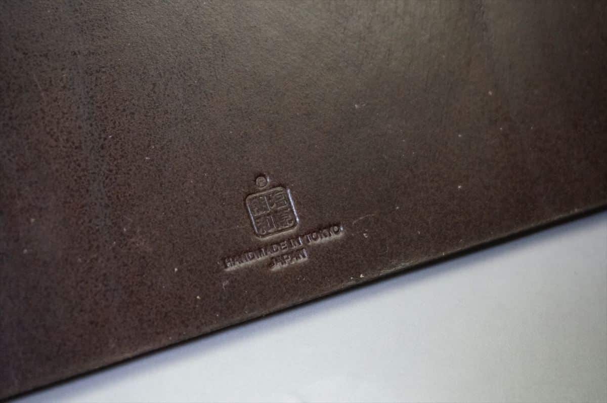 完売御礼!ブライドルレザー マウスパッド(J.ベイカー社/ダークブラウン色) - 画像 (3)