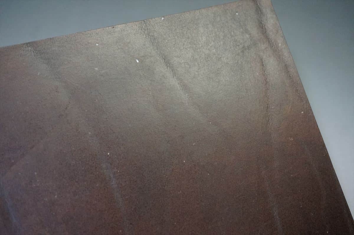 完売御礼!ブライドルレザー マウスパッド(J.ベイカー社/ダークブラウン色) - 画像 (4)