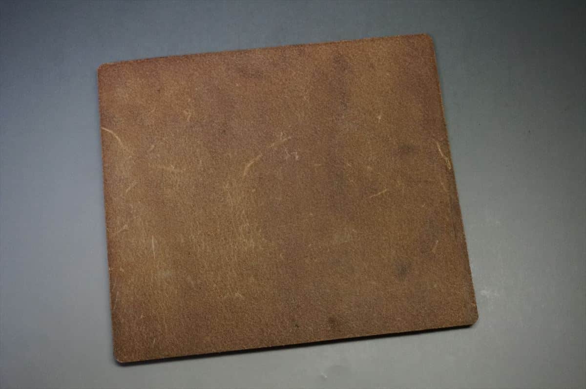 完売御礼!ブライドルレザー マウスパッド(J.ベイカー社/ダークブラウン色) - 画像 (6)