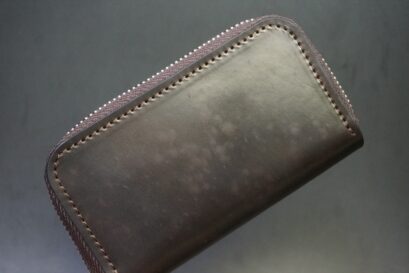 ホーウィン社製シェルコードバンを使用した4連キーケース