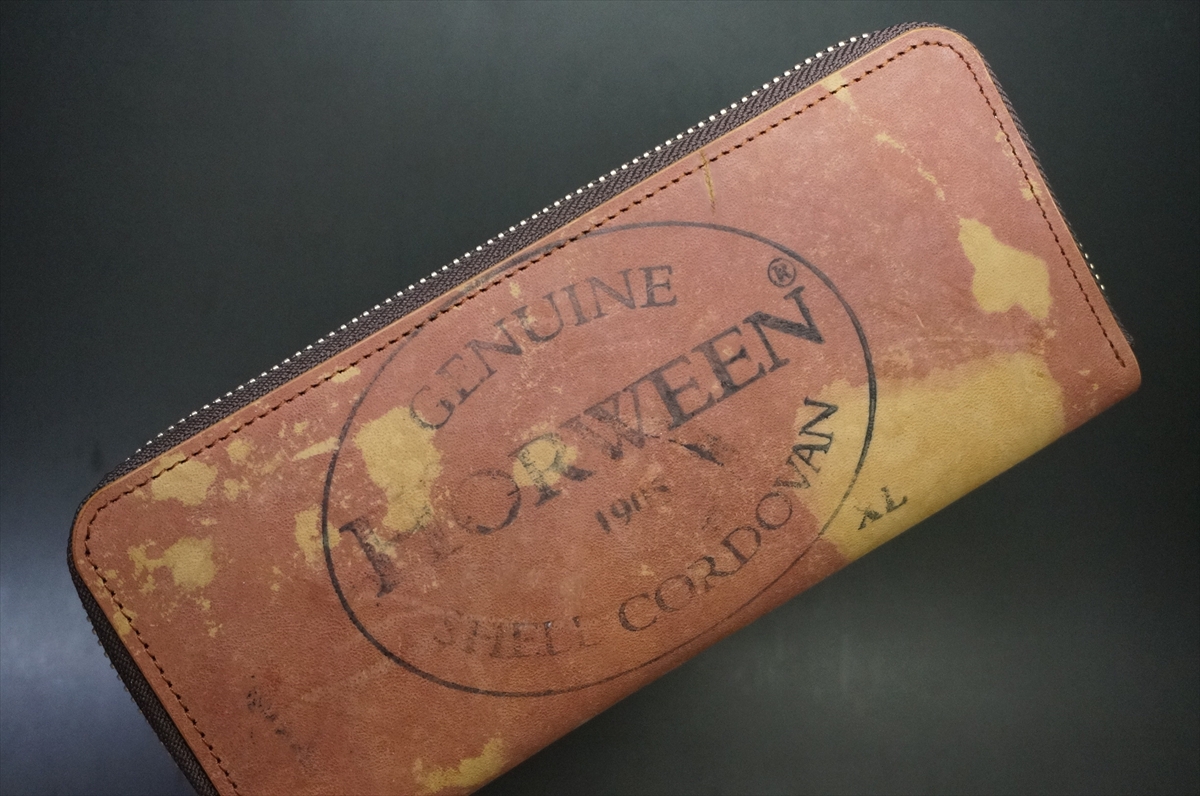 マーブルタイプのホーウィンスタンプの長財布