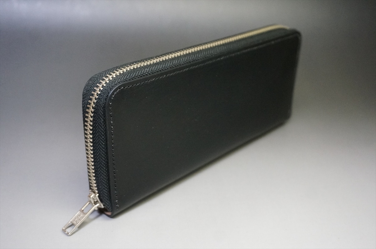 1月18日(日曜日)終了!ブライドルレザー 長財布(J.ベイカー社/ブラック色) - 画像 (2)