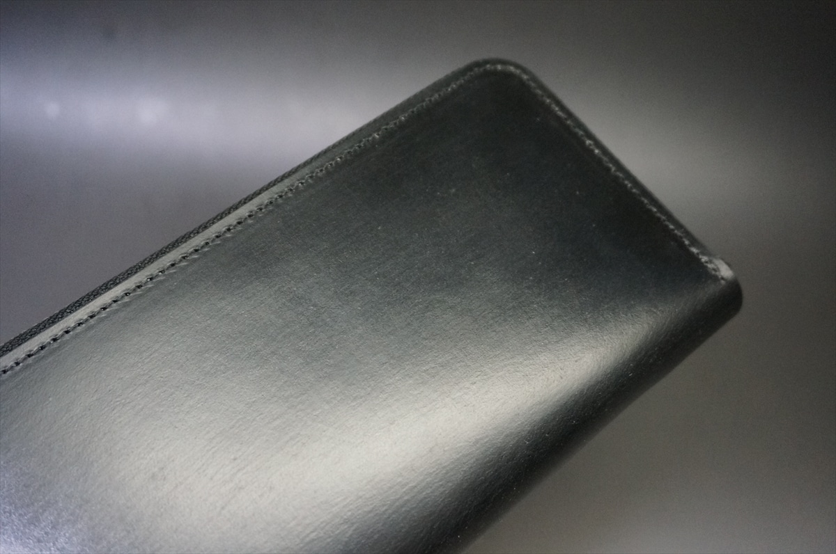 1月18日(日曜日)終了!ブライドルレザー 長財布(J.ベイカー社/ブラック色) - 画像 (3)