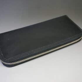 ブライドルレザー 長財布(J.ベイカー社/ブラック色) | 塩原レザー