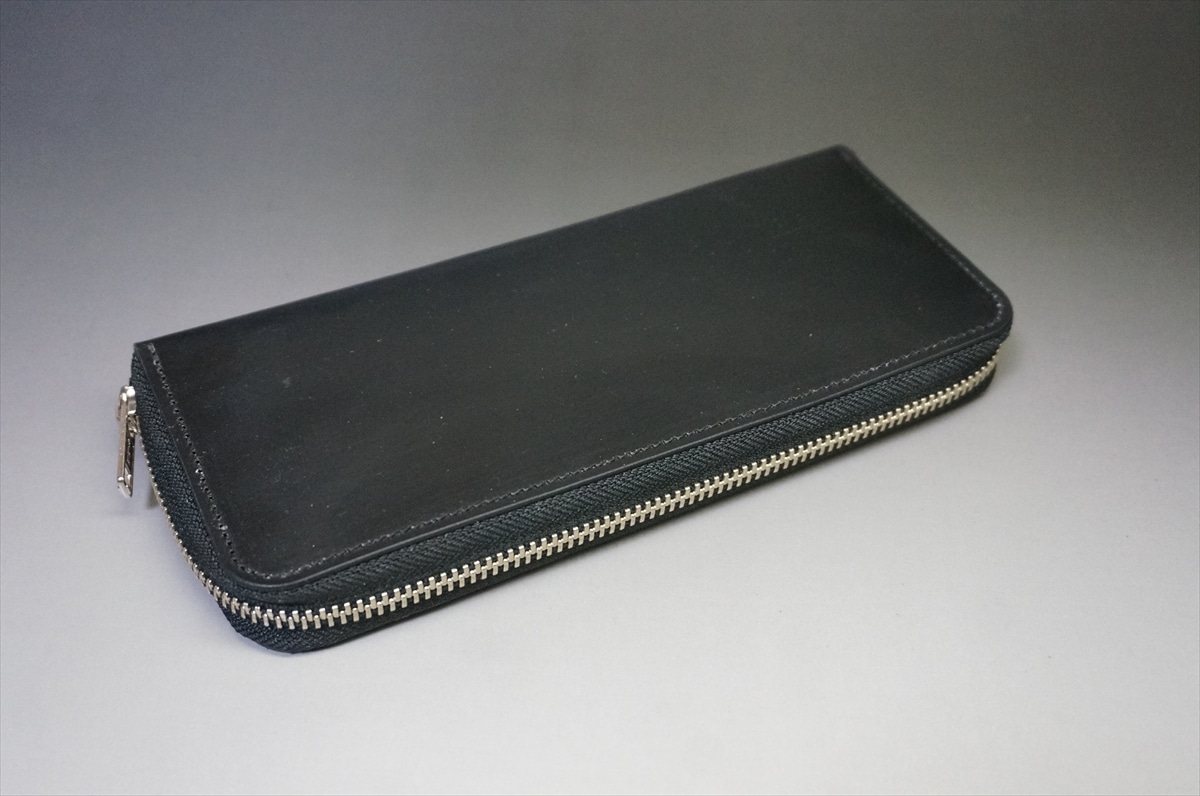 1月18日(日曜日)終了!ブライドルレザー 長財布(J.ベイカー社/ブラック色) - 画像 (5)