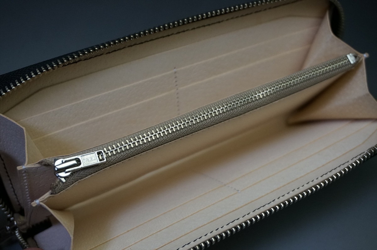 1月18日(日曜日)終了!ブライドルレザー 長財布(J.ベイカー社/ブラック色) - 画像 (9)