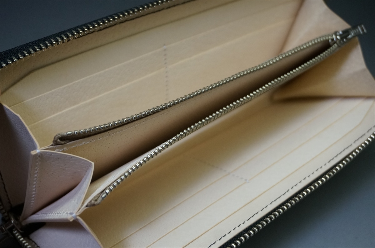 1月18日(日曜日)終了!ブライドルレザー 長財布(J.ベイカー社/ブラック色) - 画像 (10)