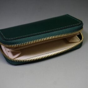 コードバン ミニ財布（レーデルオガワ社／グリーン色） | 塩原レザー