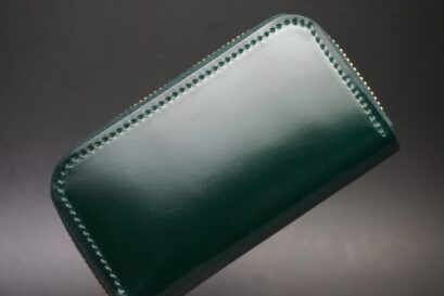 レーデルオガワ社製染料仕上げコードバンのミニ財布