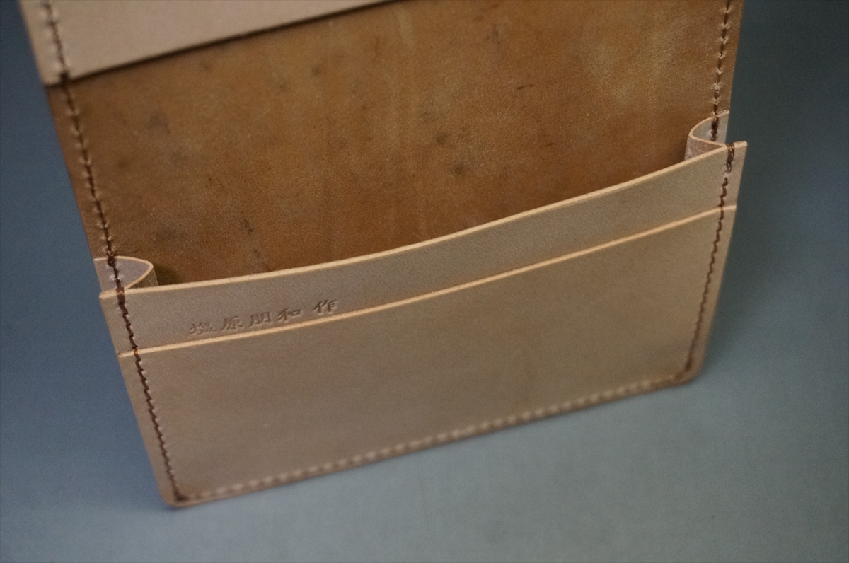 2月1日(日曜)終了!コードバン 名刺入れ(ホーウィン社/バーボン色) - 画像 (8)