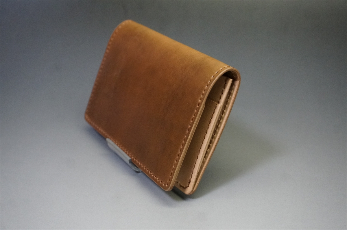 2月1日(日曜)終了!コードバン 名刺入れ(ホーウィン社/バーボン色) - 画像 (3)