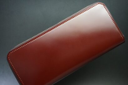 新喜皮革社製顔料仕上げコードバンを使用した長財布
