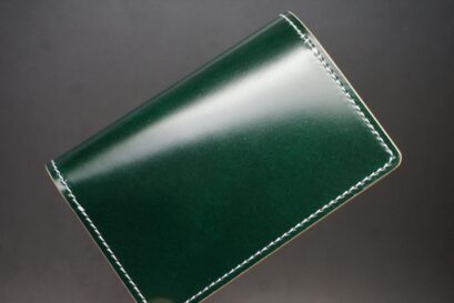 レーデルオガワ社製染料仕上げコードバンの名刺入れ