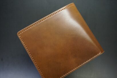 ホーウィン社製シェルコードバンを使用した二つ折り財布