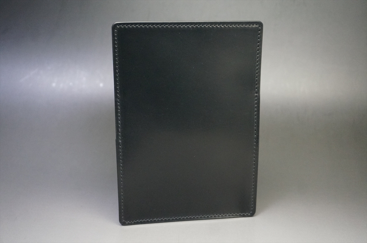 即決お買い得品!コードバン 名刺入れ(レーデルオガワ社/ブラック色) - 画像 (6)