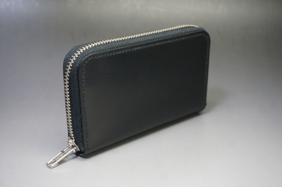 コードバン 財布(レーデルオガワ社/ブラック色) - 画像 (2)