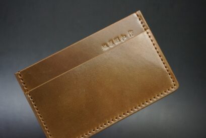 即決お買い得品!コードバン カードケース①(ホーウィン社/バーボン色)