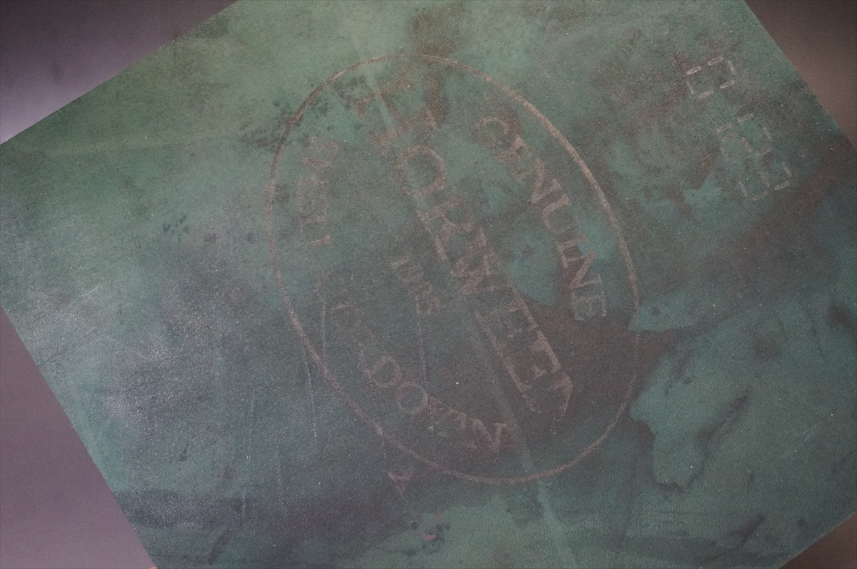 完売御礼!コードバン 長財布(特選品/ホーウィン社/ブラック色/金具シルバー色) - 画像 (5)