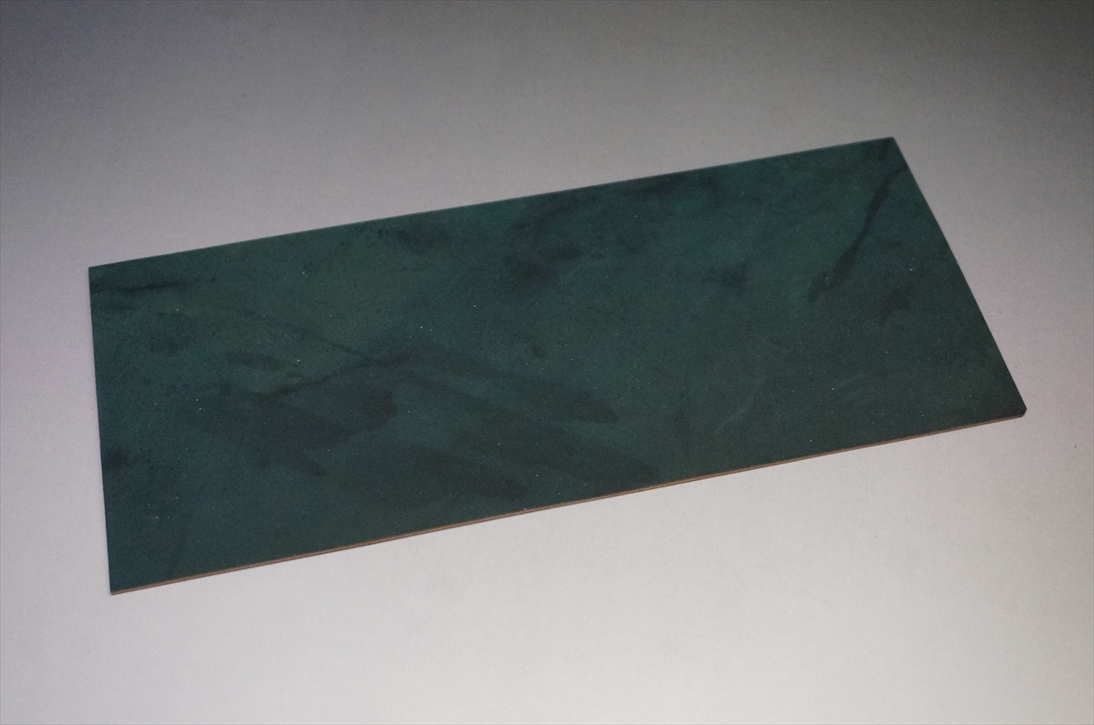 即決お買い得品!コードバン 二つ折り財布(特選品/ホーウィン社/ブラックブラック/小銭入れ付き/シルバー色) - 画像 (5)